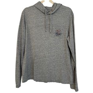 Polo Ralph Lauren Men’s American Flag Hoodie Shirt Heather Grey Medium Patriotic